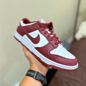 Nike Dunk Low Retro Red and White